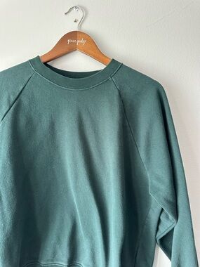 Crewneck Sweater in Forest Green